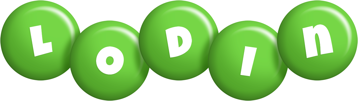 Lodin candy-green logo