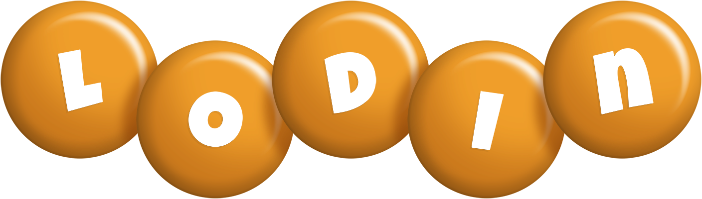 Lodin candy-orange logo