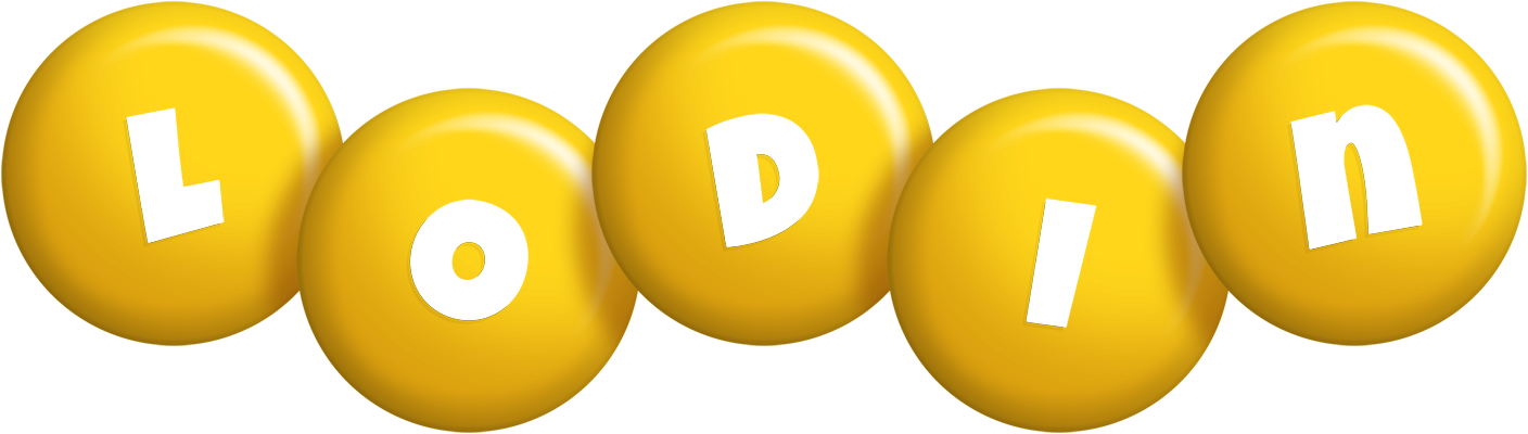 Lodin candy-yellow logo