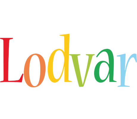 Lodvar birthday logo