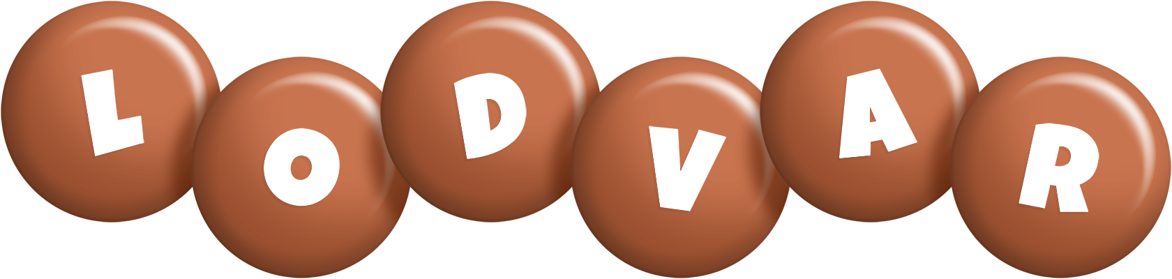 Lodvar candy-brown logo