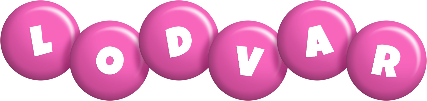 Lodvar candy-pink logo