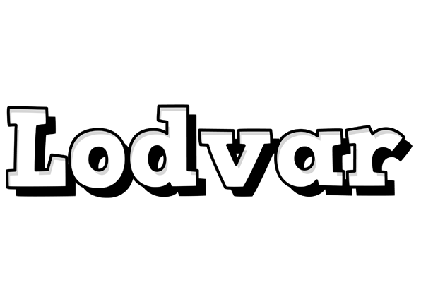 Lodvar snowing logo