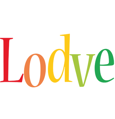 Lodve birthday logo