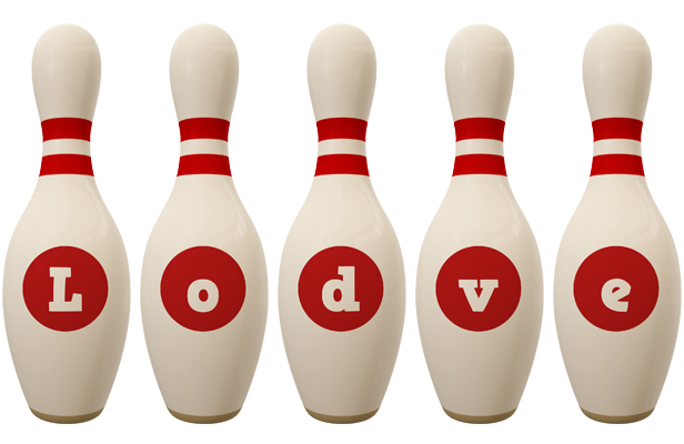 Lodve bowling-pin logo