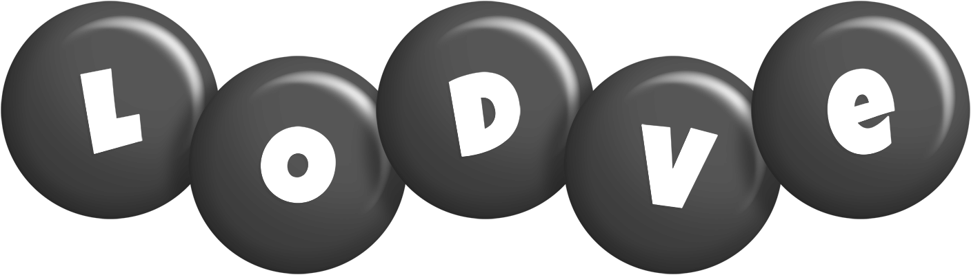 Lodve candy-black logo