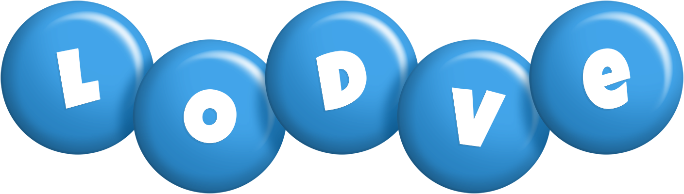Lodve candy-blue logo