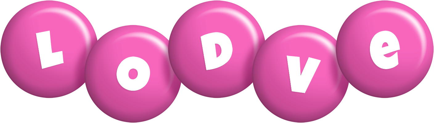 Lodve candy-pink logo