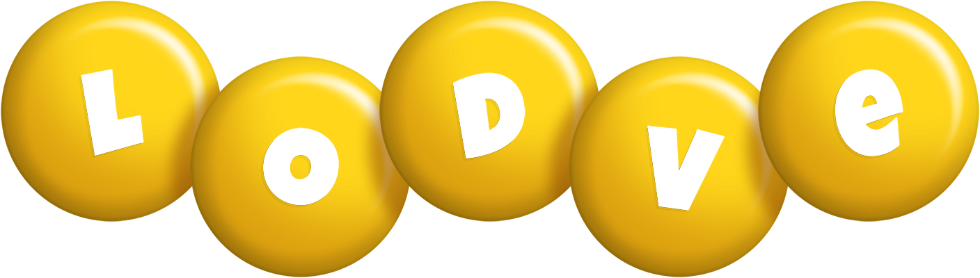 Lodve candy-yellow logo