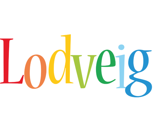 Lodveig birthday logo