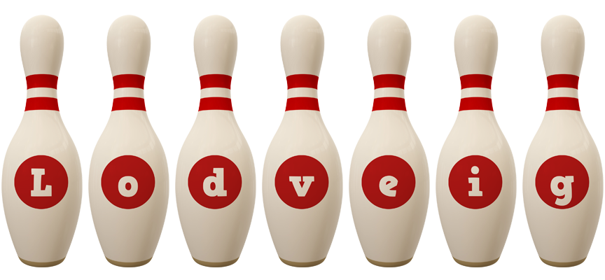 Lodveig bowling-pin logo