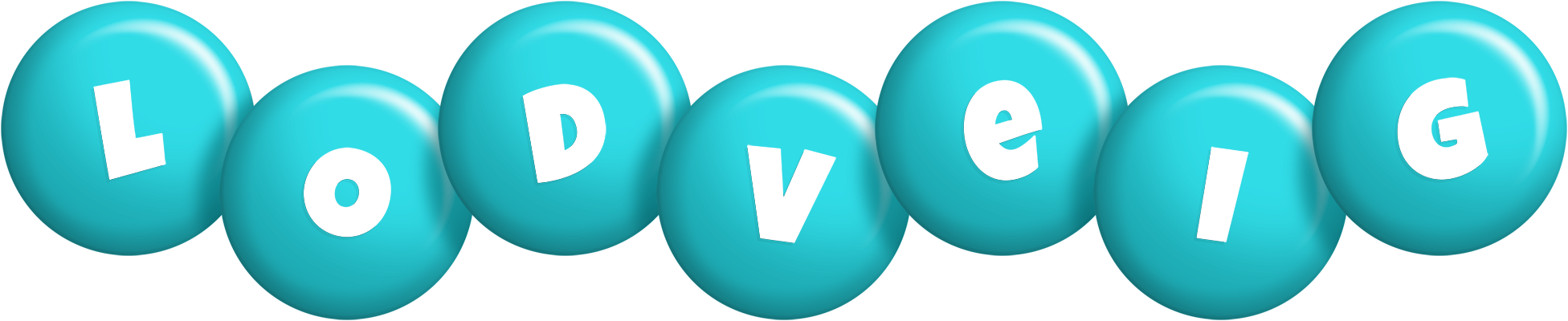 Lodveig candy-azur logo