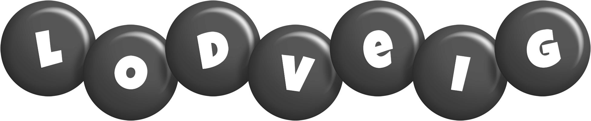 Lodveig candy-black logo
