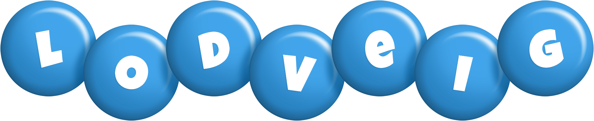Lodveig candy-blue logo