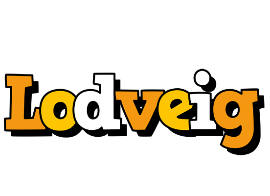 Lodveig cartoon logo