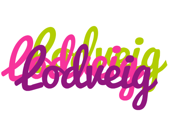 Lodveig flowers logo
