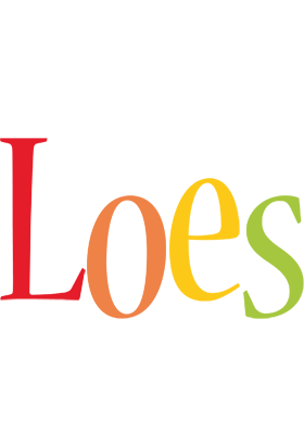 Loes birthday logo
