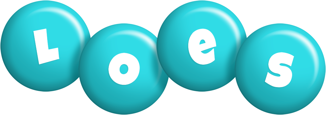 Loes candy-azur logo