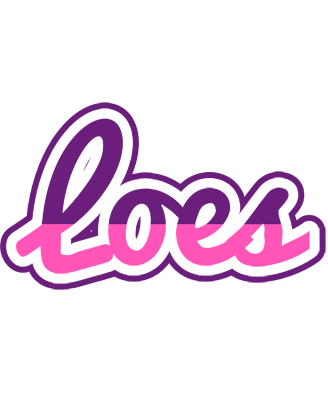 Loes cheerful logo