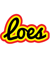 Loes flaming logo