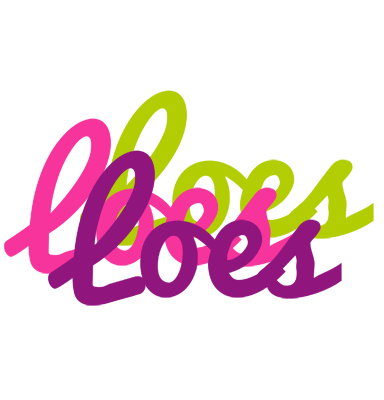 Loes flowers logo