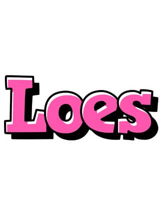 Loes girlish logo