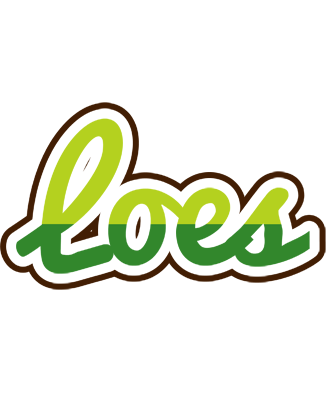 Loes golfing logo