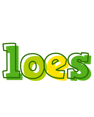 Loes juice logo