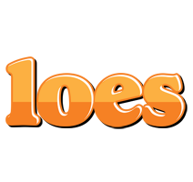 Loes orange logo