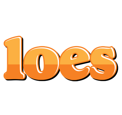 Loes orange logo