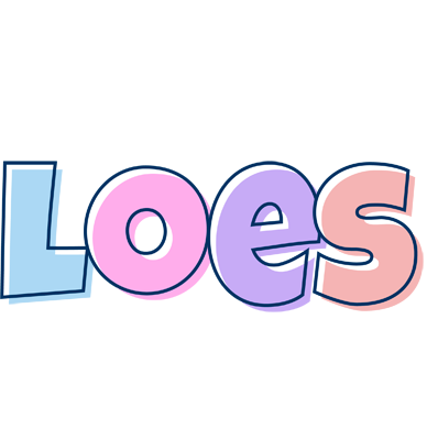 Loes pastel logo