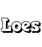 Loes snowing logo