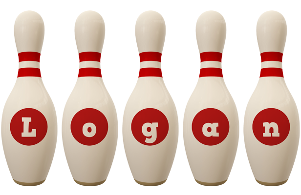 Logan bowling-pin logo