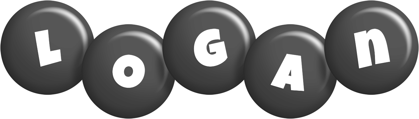 Logan candy-black logo