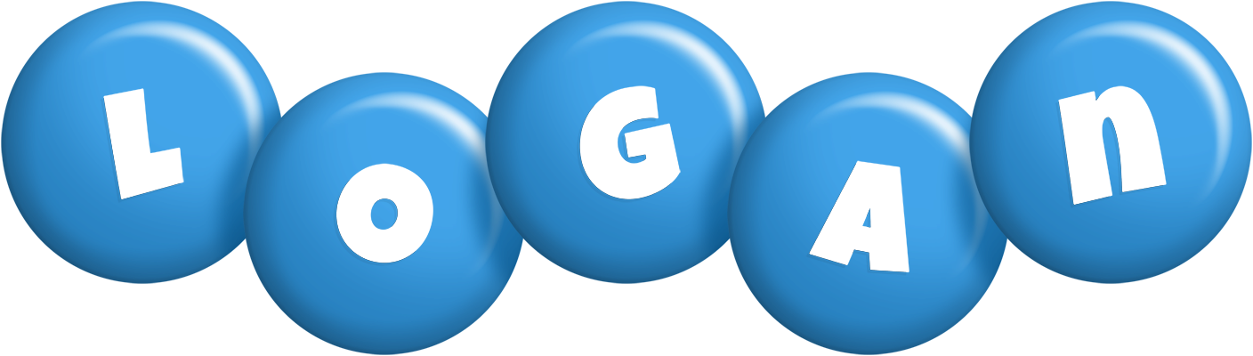 Logan candy-blue logo