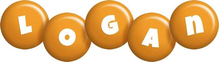 Logan candy-orange logo