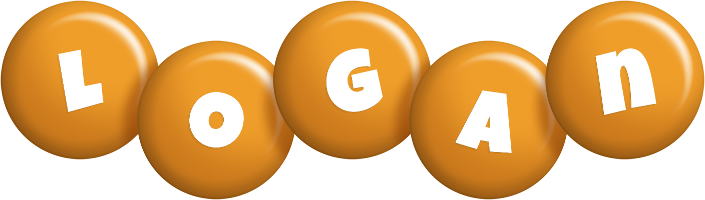 Logan candy-orange logo
