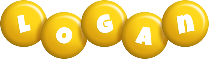 Logan candy-yellow logo