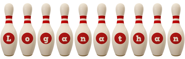 Loganathan bowling-pin logo