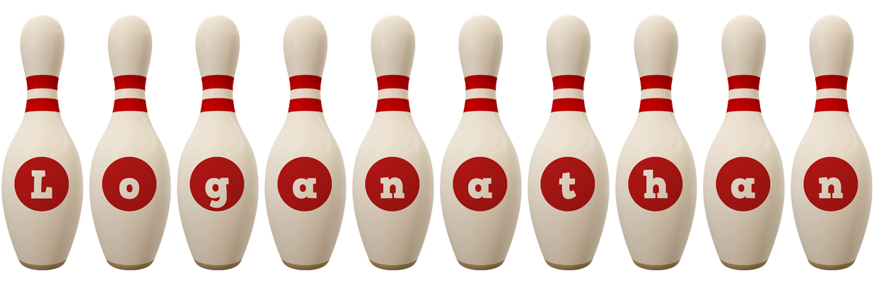 Loganathan bowling-pin logo