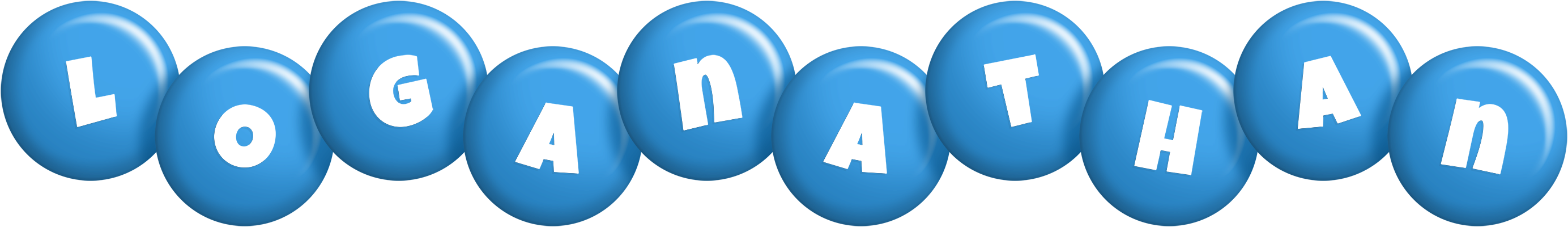 Loganathan candy-blue logo