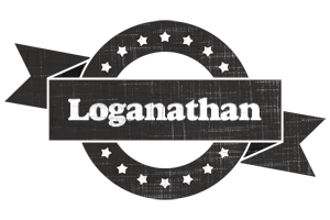 Loganathan grunge logo