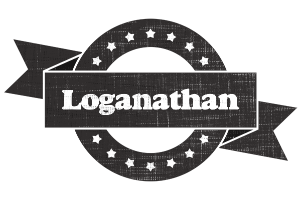 Loganathan grunge logo
