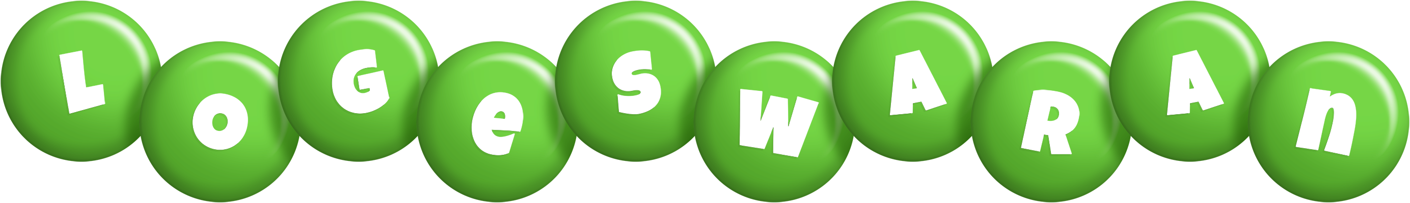 Logeswaran candy-green logo