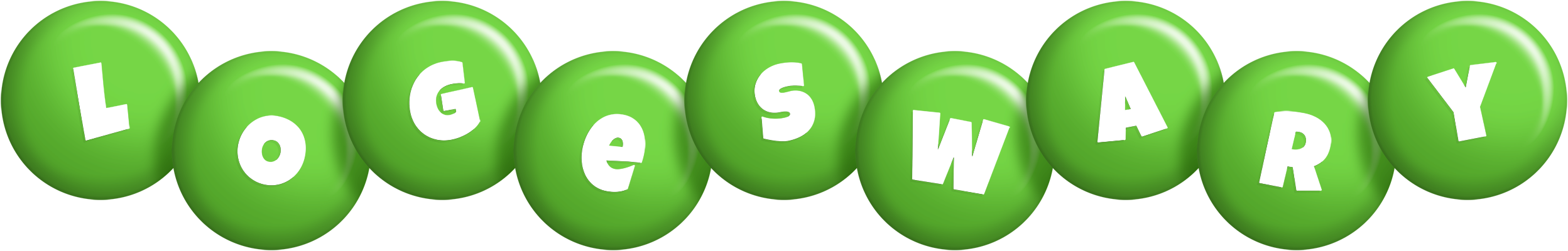 Logeswary candy-green logo