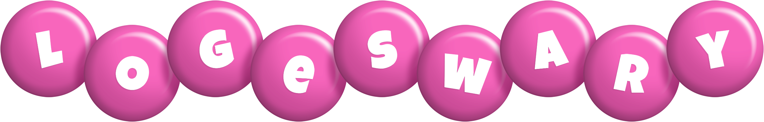Logeswary candy-pink logo