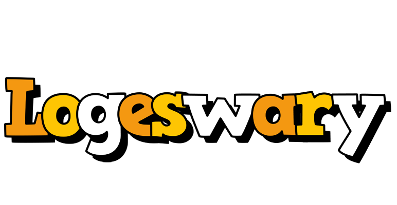 Logeswary cartoon logo