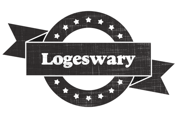 Logeswary grunge logo