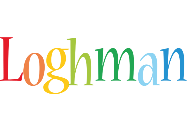 Loghman birthday logo