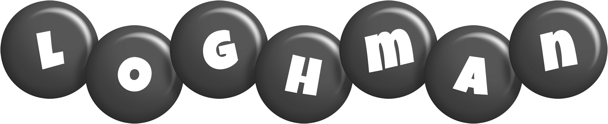 Loghman candy-black logo